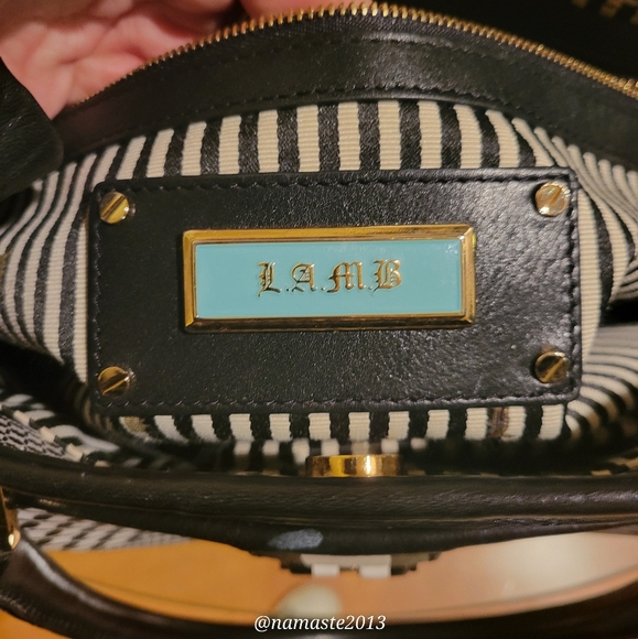 🚫SOLD🚫L.A.M.B. Gwen Stefani Samburu Hopewell Expandable Satchel Luxury - Picture 9 of 16